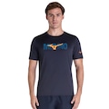 Camiseta Mizuno Energy Stamp - Masculina AZUL