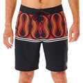 Bermuda Água Rip Curl Combined 2.0 Masculina PRETO/VERMELHO