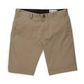 Bermuda Passeio Volcom Frickin Modern Stretch Chino Masculina BEGE