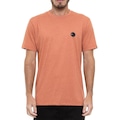 Camiseta Quiksilver Patch Round Masculina LARANJA