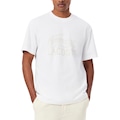 Camiseta Masculino Lacoste Estampada Blanc BRANCO