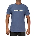 Camiseta Oversized Back Wash - Masculina AZUL