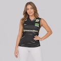 Camiseta Regata Vôlei Brasil LGBT 2026 Volt Feminina PRETO