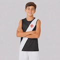 Camiseta Regata Vasco Baque Infantil PRETO