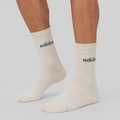 Kit 3 Pares de Meia Cano Alto adidas Linear Crew MARROM