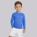 Camiseta Manga Longa Puma UV50+ Infantil AZUL