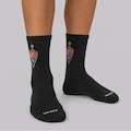 Meia Cano Alto do Vitória Esporte Masculina PRETO