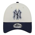 Boné Adulto New Era 940snap New York Yankees Aba Curva BEGE