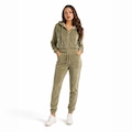 Conjunto Jaqueta Best Fit + Calça Active Comfort Plush Feminina VERDE