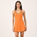 Vestido Colcci Slim Evasê Performace PR27 Feminino LARANJA