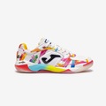 Chuteira de Futsal Adulto Joma Top Flex Plus Graffiti BRANCO
