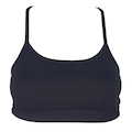 Top Fitness Fila Life Poliamida Alças Finas - Feminino PRETO