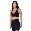 Top Academia Trinys Suplex Decote V F-12171 com Bojo Feminino AZUL