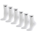 Kit Meia Penalty Cano Médio Algodão - 6 Pares - Unissex BRANCO