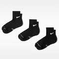 Meia Nike Everyday Elevated (3 Pares) PRETO/BRANCO