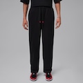 Calça Jordan Brooklyn Fleece Open Hem Masculina PRETO/VERMELHO