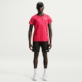 Camiseta Dri-FIT Nike Court Victory Print Masculina VERMELHO/PRETO