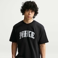 Camiseta Nike Sportswear Loose Basketball Dunk Masculina PRETO/BRANCO