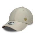 Boné Feminino New Era New York Yankee MLB Flawless Light BEGE