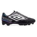 Chuteira de Campo Umbro Masculina Techno II PRETO/CINZA