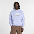 Blusão com Capuz New Balance Athletics Logo Masculino LILAS