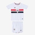 Kit Uniforme do São Paulo Home New Balance 2026 - Infantil BRANCO