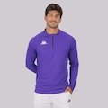 Blusão de Moletom Kappa Player Ablas Pro Seven Masculino ROXO