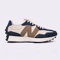 Tênis Feminino New Balance 327 v1 AZUL/MARROM