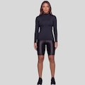 Conjunto Fitness Vekyo Blusa Térmica Proteção UV e Bermuda New Zig - Feminino PRETO