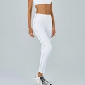 Calça Legging Alto Giro Elástico Personalizado WT26 Feminina BRANCO