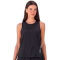Camiseta Regata Alto Giro Com Plissado Feminina PRETO