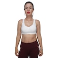 Top Selene Sem Costura Nadador Feminino BRANCO