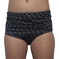 Sunga Fila Basic Estampada Infantil (8 a 14) PRETO