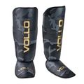 Protetor de Canela Vollo VFG740 Muai Thay Adulto PRETO