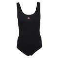 Maiô Natação Kanxa Piscina KX Poliamida Feminino PRETO