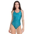 Maio Natação Trinys Dupla Face Adulto Feminino VERDE/PRETO