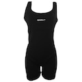 Maio Macaquinho Speedo Basic Natação Hidroginástica Feminino PRETO