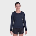Camiseta Manga Longa Mizuno Nirvana Feminina AZUL