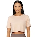 Cropped Run More Barriga Zero Feminino BEGE