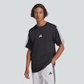 Camiseta adidas Essentials Três Listras Masculina PRETO