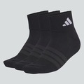 Kit 3 Pares de Meia Cano Médio adidas PRETO