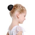 Redinha de Coque Grossa para Ballet Só Dança Croche PRETO