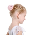 Redinha de Coque Grossa para Ballet Só Dança Croche ROSA