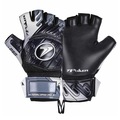 Luva de Goleiro Poker Futsal Basic Pro Profissional Unissex PRETO/BRANCO
