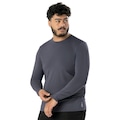 Camisa Térmica Selene Manga Longa UV50+ Plus Size Unissex CINZA