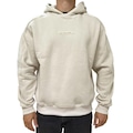 Blusão de Moletom Canguru Oakley Soho Hoodie Humus Masculino BEGE