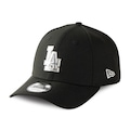 Boné New Era MLB 9Forty Los Angeles Dodgers Liquid Metal PRETO