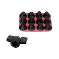 Trava para Chuteira Cravo Kanxa Nylon 12 Peças PRETO