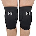Joelheira N1 Vôlei Slide II Knit 3D Unissex PRETO