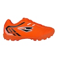 Chuteira de Society Dray Spedy 301 Infantil LARANJA/PRETO